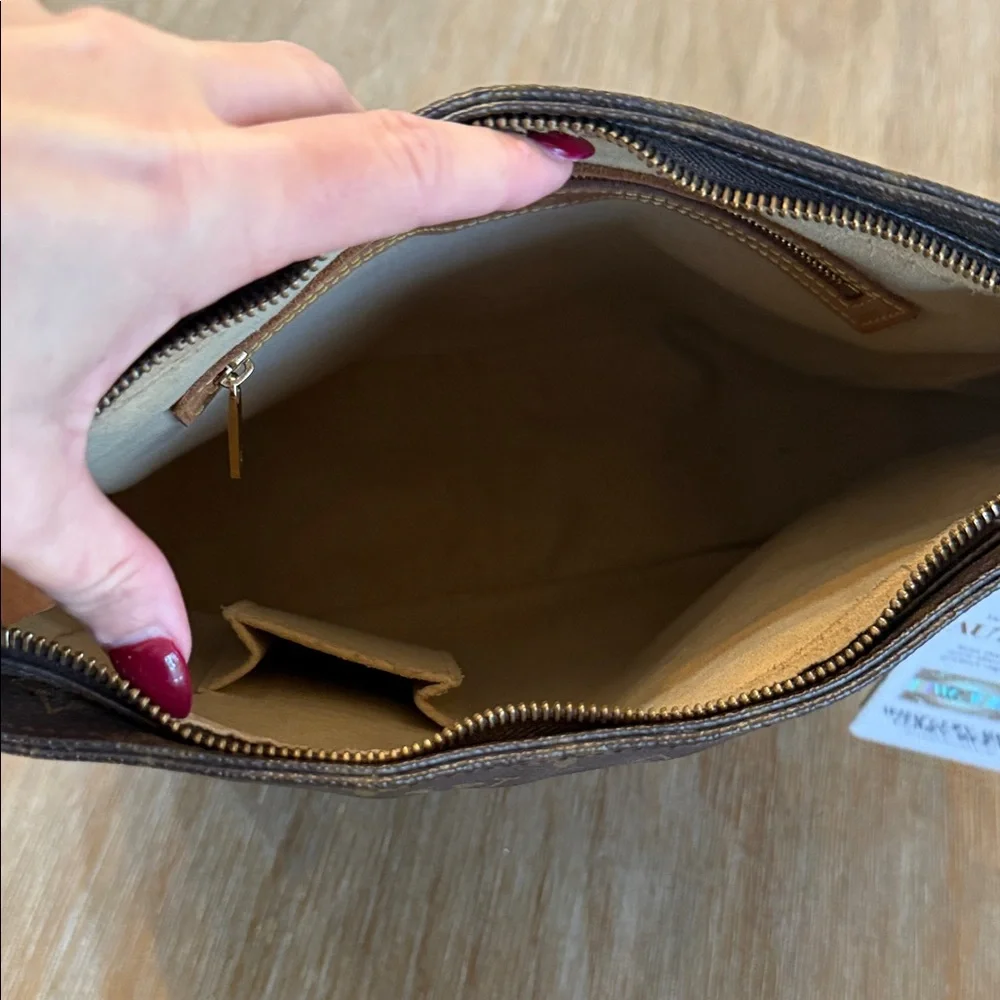 Louis Vuitton Dark Brown Monogram Messenger Bag - Picture 4 of 6